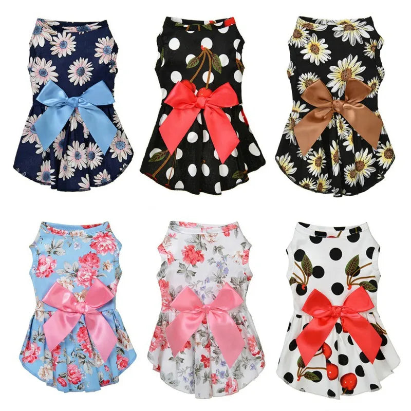 Sweet Flower Pet Dress