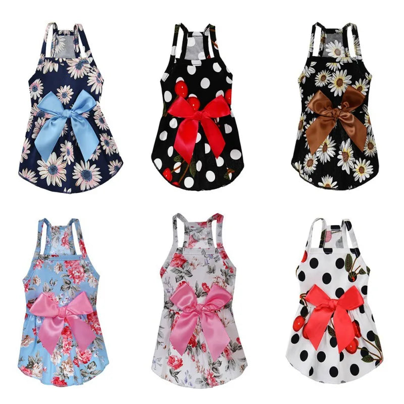 Sweet Flower Pet Dress