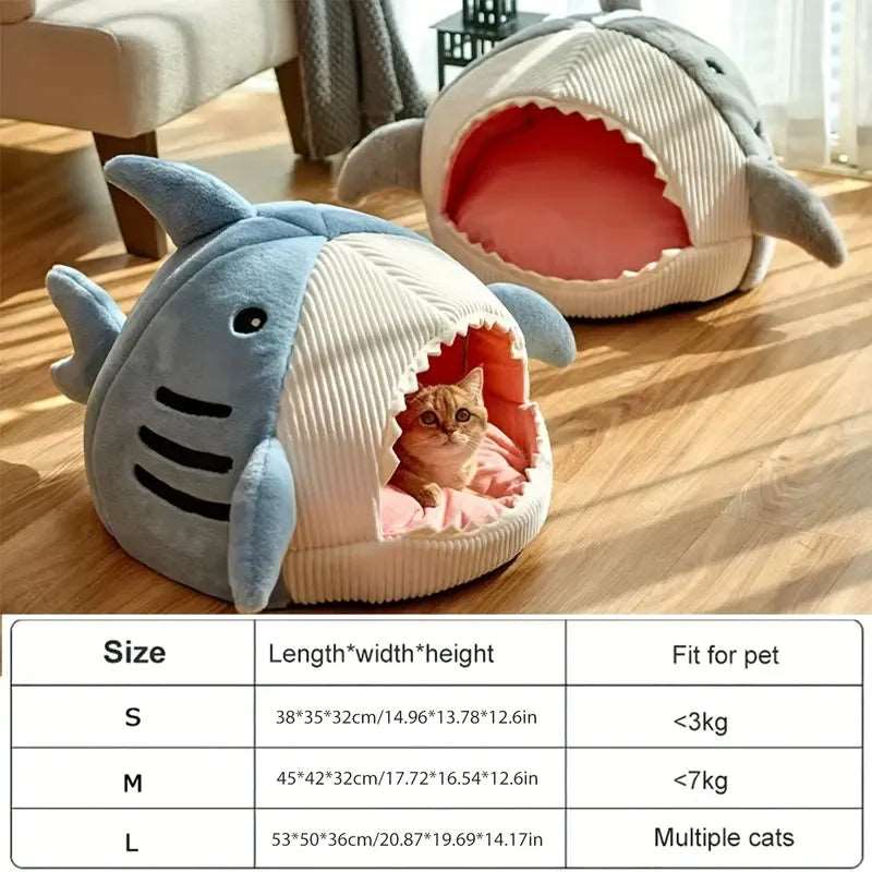 Big Mouth Shark Pet Bed