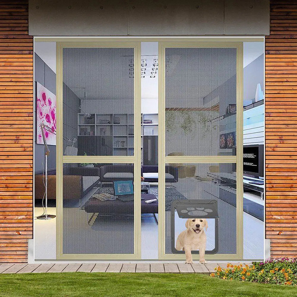 Self-Closing Flap Gate Pet Door