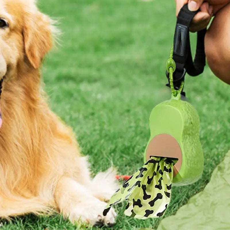 Cute Avocado Dog Waste Bag Dispenser