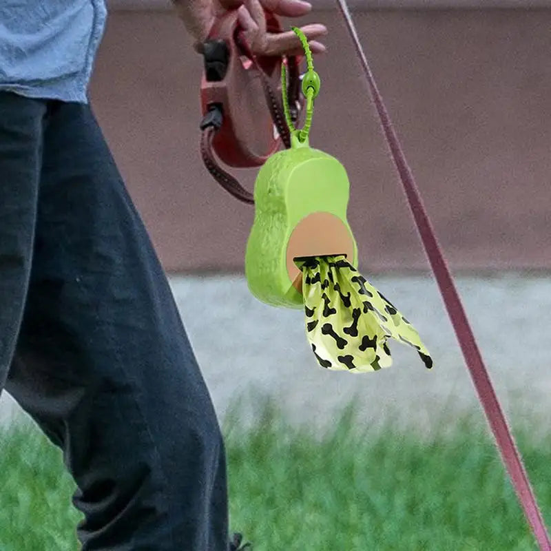 Cute Avocado Dog Waste Bag Dispenser