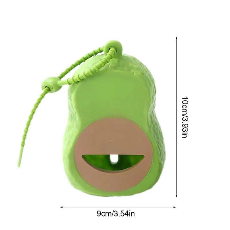 Cute Avocado Dog Waste Bag Dispenser
